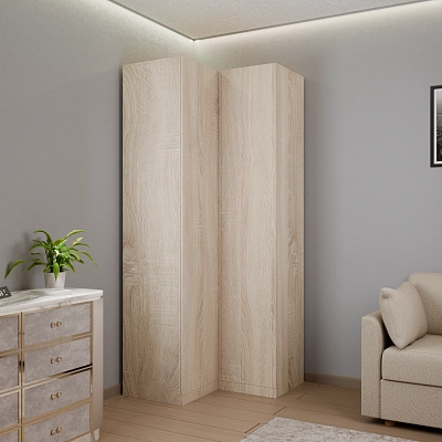 Шкаф угловой Небулон Дуб Сонома